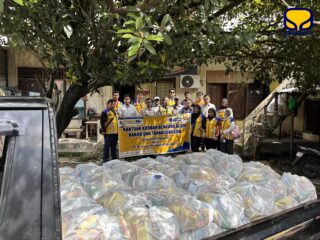 Aksi Kemanusiaan BWSS-V dan Brantas Abipraya untuk Jurnalis Padang Tuai Apresiasi