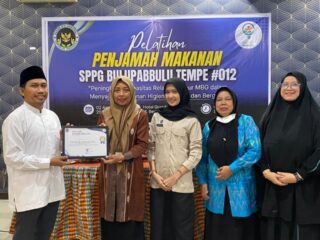 Pelatihan Penjamah Makanan SPPG Bulu Pabbulu Tempe #012 Oleh Yayasan Formasita Bekerja Sama Dengan Badan Gizi Nasional Kab. Wajo