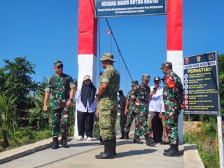 Kunjungan Kerja Danrem 141/Toddopuli, Cek Langsung Progres dan Kualitas Pembangunan Di Wilayah Kodim 1406/Wajo